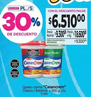 Casancrem - Queso crema