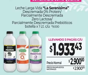 La Serenísima - Leche Larga Vida