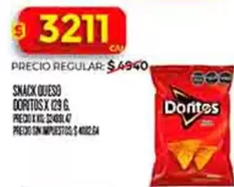 Doritos - SNACK QUESO