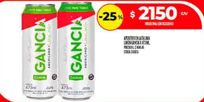 Gancia - LIMONGANCIA 473ML