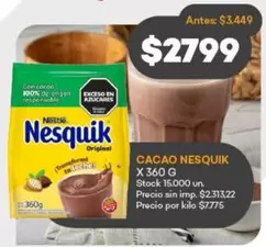 Nesquik - CACAO NESQUIK