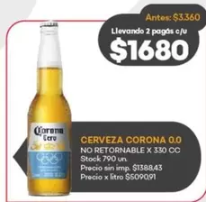 Corona - CERVEZA CORONA 0.0