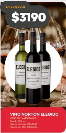 Norton - VINO ELEGIDO