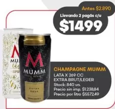 Mumm - CHAMPAGNE MUMM