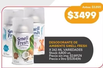 X$ - DESODORANTE DE AMBIENTE