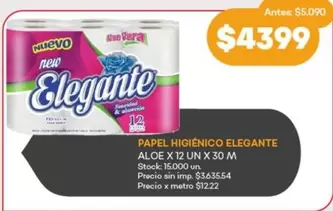 Elegante - PAPEL HIGIENICO ELEGANTE