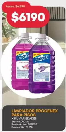 Procenex - LIMPIADOR PARA PISOS