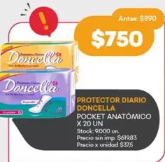 Doncella - PROTECTOR DIARIO