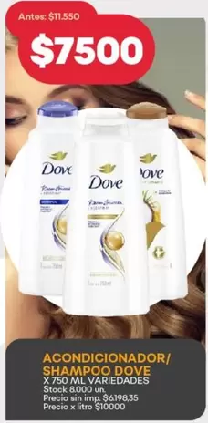 Dove - ACONDICIONADOR/ SHAMPOO