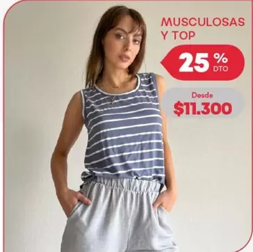 MUSCULOSAS Y TOP