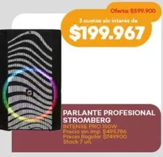 Pro - PARLANTE PROFESIONAL STROMBERG