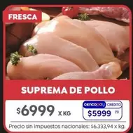 X$ - SUPREMA DE POLLO