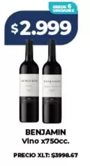 Benjamin - Vino x750cc.