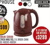 Origen - ELECTRICA HHB1793