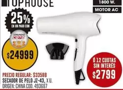 Coto - SECADOR DE PELO JZ-43