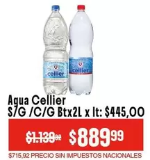 Cellier - Agua
