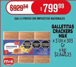 M&K - CRACKERS