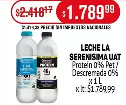 vida - LECHE LA SERENISIMA UAT