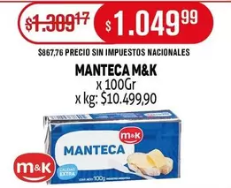M&K - MANTECA