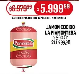 La Piamontesa - JAMON COCIDO