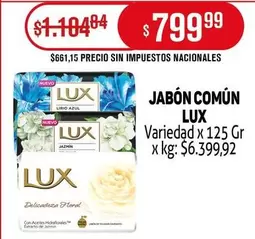 Lux - JABÓN COMÚN
