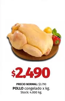 X$ - POLLO congelado x kg