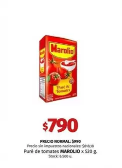 Marolio - Puré de tomates