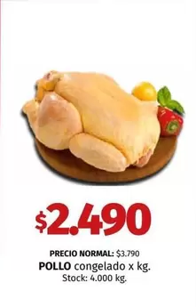 X$ - POLLO congelado x kg