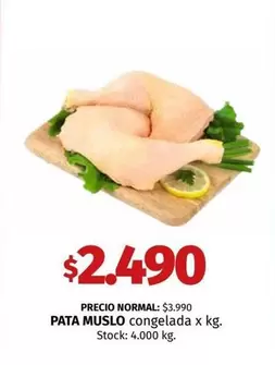 X$ - PATA MUSLO congelada x kg