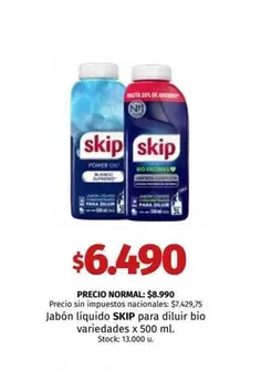 Skip - Jabón líquido para diluir bio