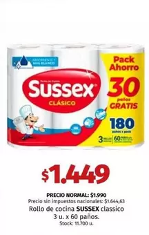 Sussex - Rollo de cocina classico