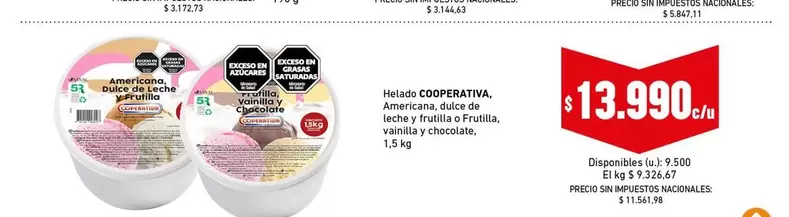 53 - Americana, dulce de leche y frutilla o frutilla, vainilla y chocolate