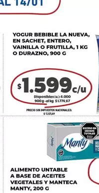 La Nueva - YOGUR BEBIBLE, ALIMENTO UNTABLE