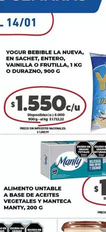 La Nueva - YOGUR BEBIBLE LA NUEVA