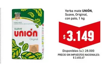 Unión - Yerba mate