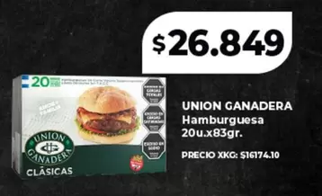 union ganadera - Hamburguesa