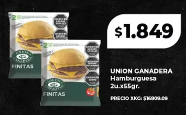 union ganadera - Hamburguesa