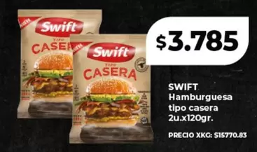 Swift - Hamburguesa tipo casera