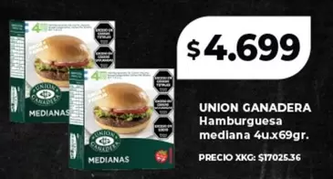 union ganadera - Hamburguesa mediana