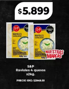 S&P - Ravioles 4 quesos