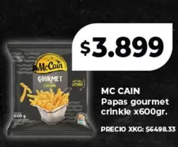 Mc Cain - Papas gourmet crinkle