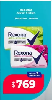 Rexona - Jabon X125gr