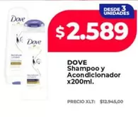 Dove - Shampoo y Acondicionador