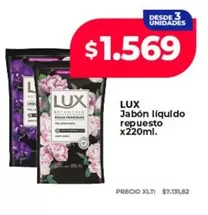 Lux - Jabón líquido repuesto