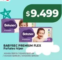 Babysec - PREMIUM FLEX Pañales hiper