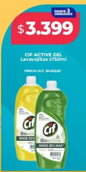 Cif - ACTIVE GEL Lavavajillas