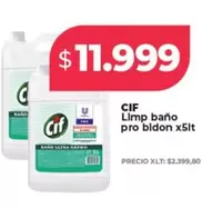 Cif - Limp baño pro bldon x5lt