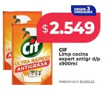 Cif - Limp cocina expert antigr d/p