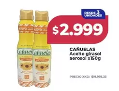 cañuelas - Aceite girasol aerosol