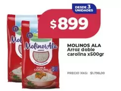 Molinos Ala - Arroz doble carolina x500gr